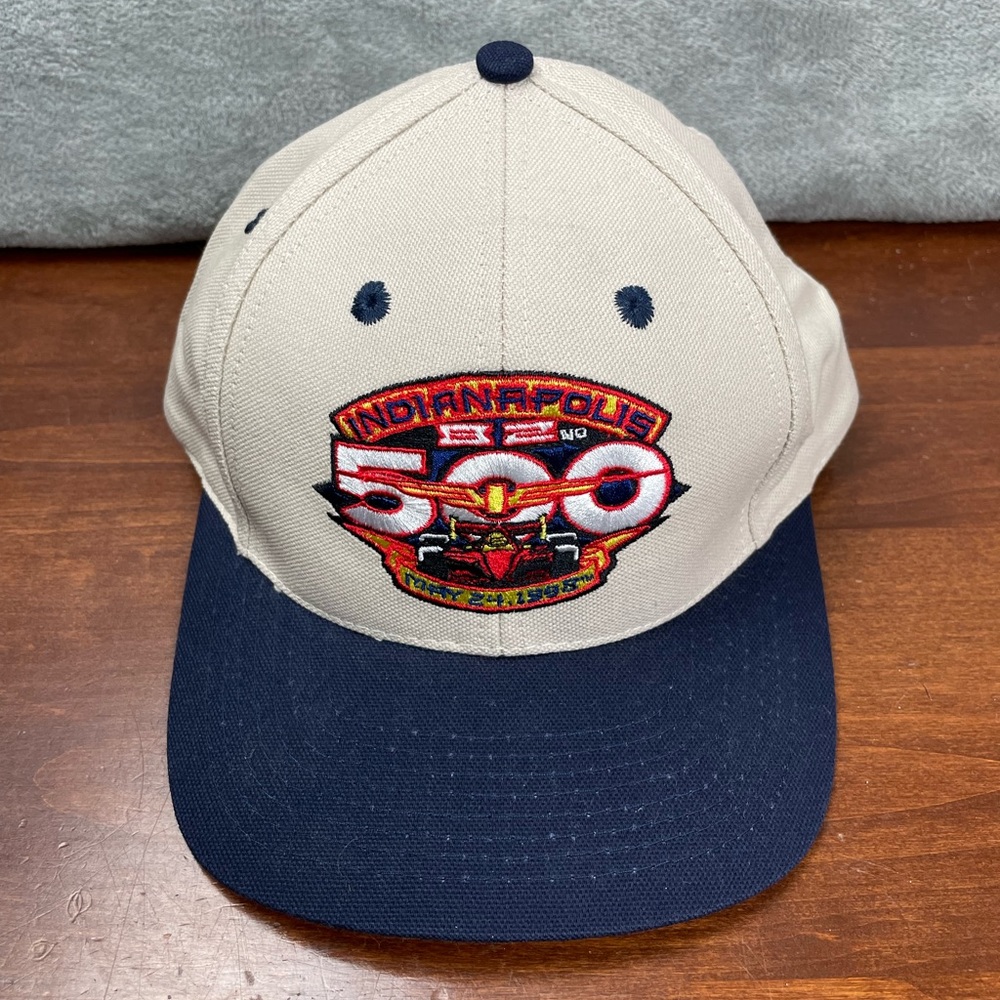 Vtg 90’s Logo Athletic Nascar Racing Hat 1998 Indianapolis 500 Embroidered